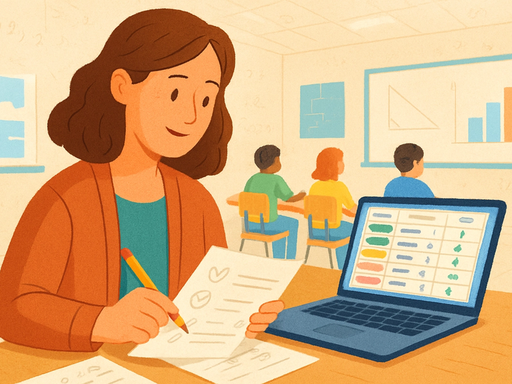 Editorial illustration for Grading programs for teachers: how to choose, implement, and get real classroom value.